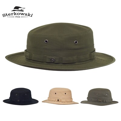 Sterkowski AFGHAN Cotton Safari Hat Travel Fishing Gardening Tourist Boonie