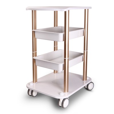 gold beauty trolley