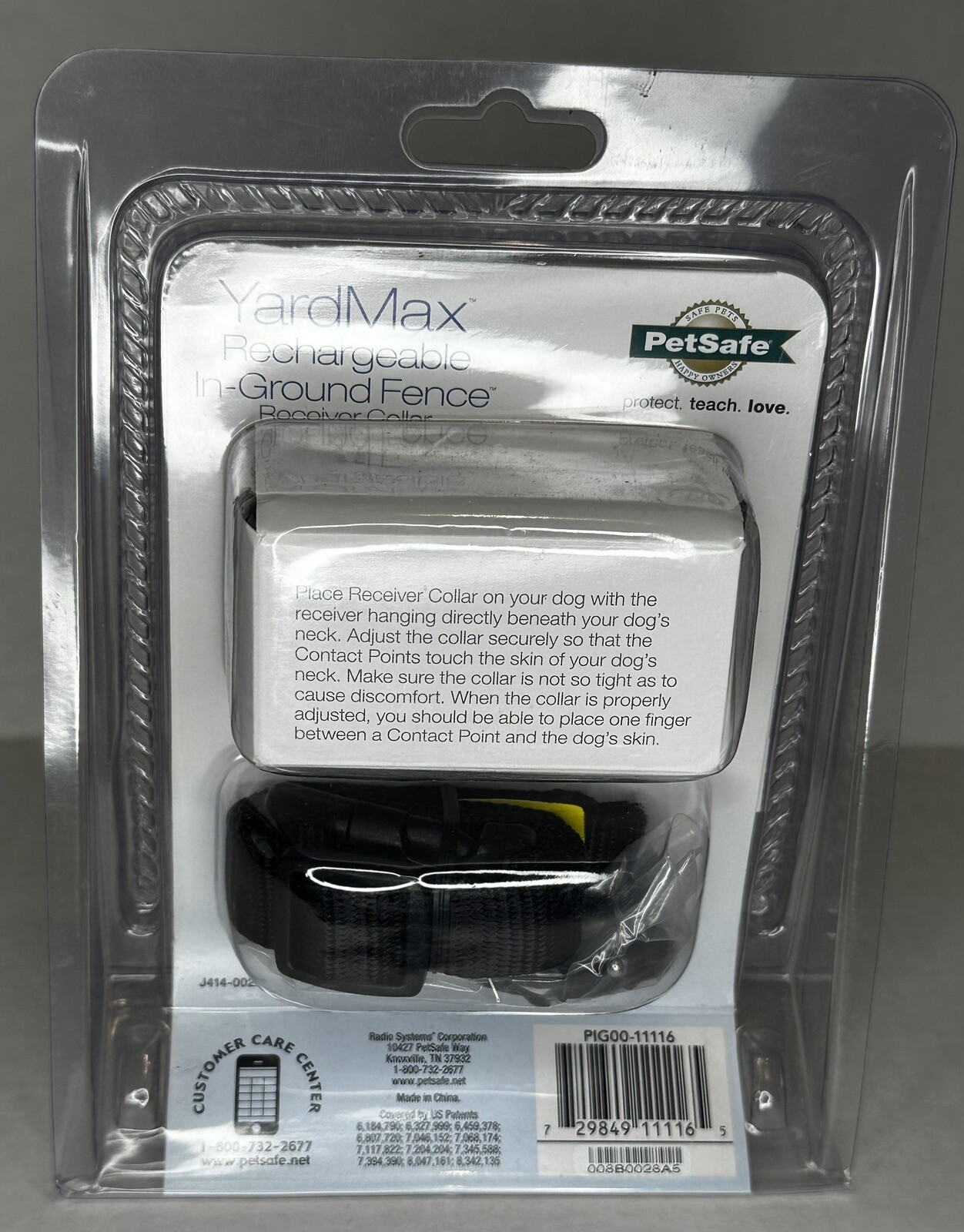 PetSafe YardMax Rechargeable InGround Fence Collar PIG0011116NEW