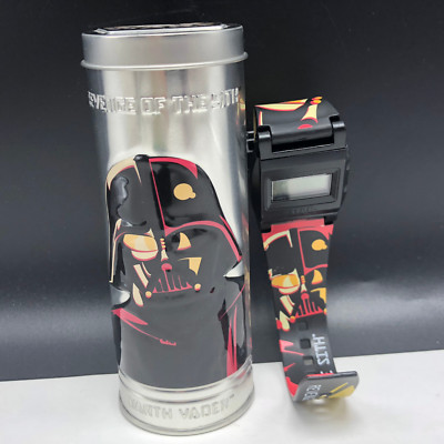 Star Wars Watch Tin Case Wristwatch Revenge Of Sith Darth Vader Anakin Skywalker Ebay