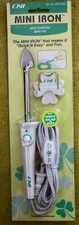 Clover Needlecraft Mini Iron for Quilting Sewing MCI-900 with Holder