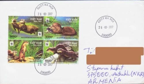 World Wildlife Fund (WWF) Cubierta Sellos vietnamita