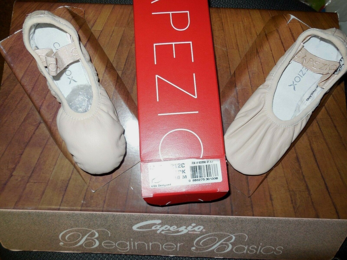 CAPEZIO Lily #212C little GIRLS Sizes BPink Full Sole Ballet shoes 