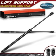 2x Front Hood Lift Supports Shock Struts for Porsche Cayenne 2015 2016 2017 2018