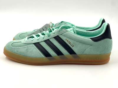 New Adidas Gazelle Indoor Shoes - Clear Mint Green IH7488 Size