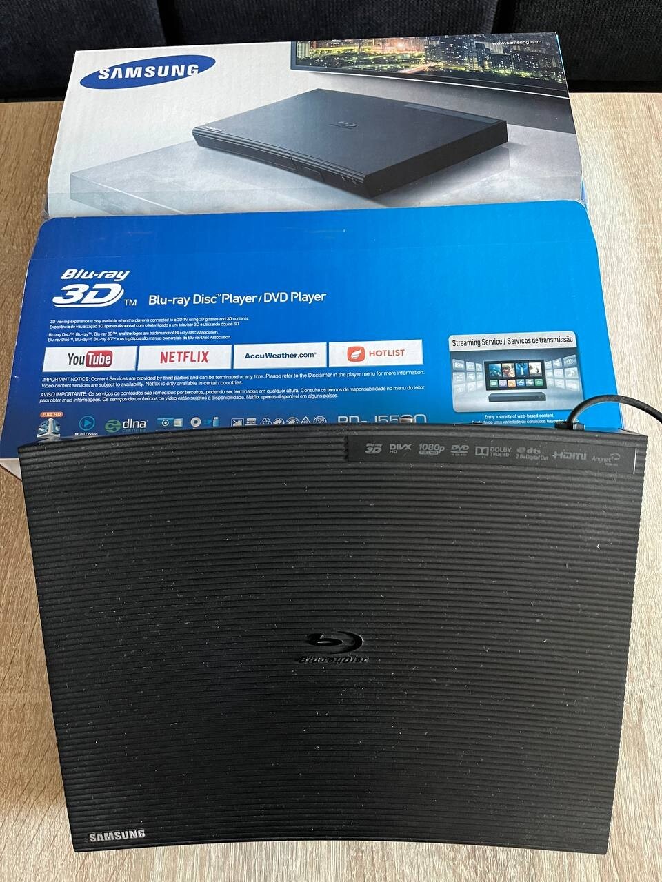 Samsung BDJ5500 3D BluRay Disc/DVD Player Schwarz 8806086570091 eBay