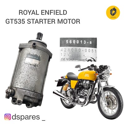 ROYAL ENFIELD Classic/BULLET 500 GT535 Starter MOTOR 428000-0051