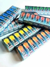 Image of Coloured Pygmy Light Bulbs 15w Crompton Branded BC SBC SES sign light bulb lamp
