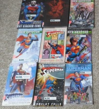 Lot of 9 Superman Graphic Novels. New Krypton, Birthright, Final Crisis +++