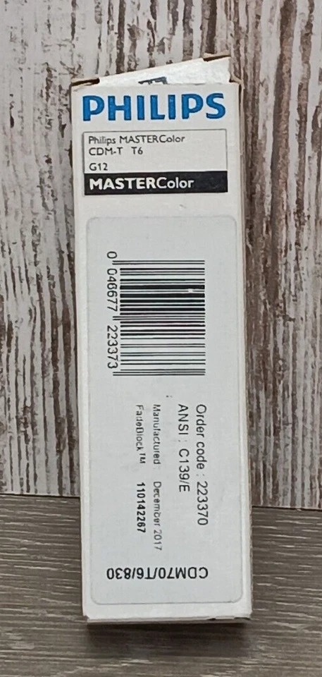 Philips CDM70/T6/830 FadeBlock Mastercolor Ceramic Metal Halide Lamp (223370) - Image 2 of 4