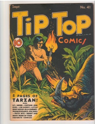 TIP TOP 41-Tarzan cover-GA- 1939-Hard to find in this condition - Fine or better