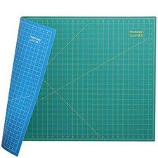 WORKLION 24 x 36 Large Self Healing PVC Cutting Mat Double Sided Gridded