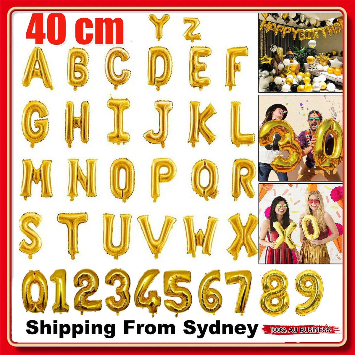 Cheap foil letter sale balloons