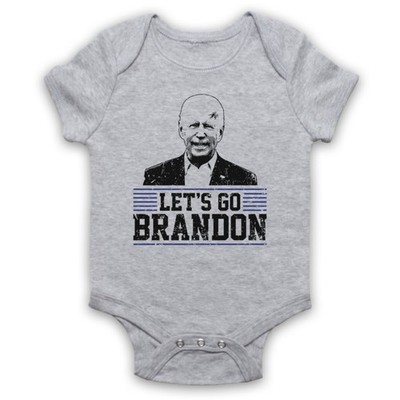 JOE BIDEN LET'S GO BRANDON INTERNET MEME MENGE SINGEN BABY WACHSEN BABYANZUG GESCHENK