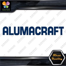 Fits Alumacraft Boats Watercrafts Sports Name Vintage Logo Vinyl Decals Stickers