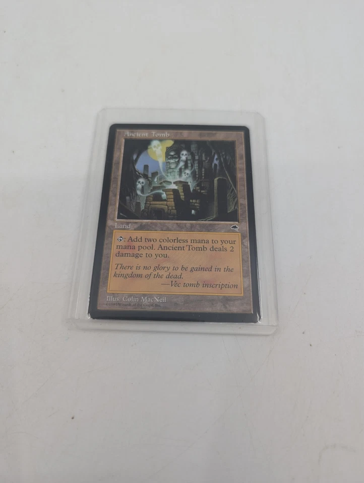 Mtg Ancient Tomb Tempest LP Magic The Gathering Light Play - Image 3 of 4