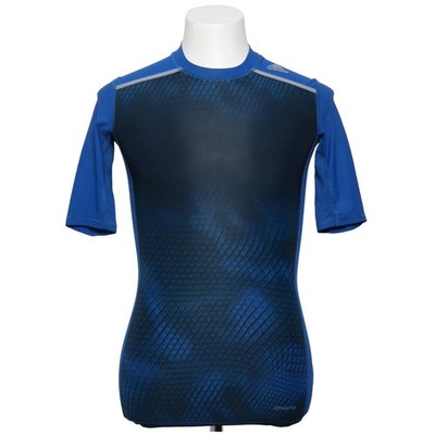 Adidas, Unterziehshirt, Größe: S, model: techfit compression, Blau/Schwarz #SOj