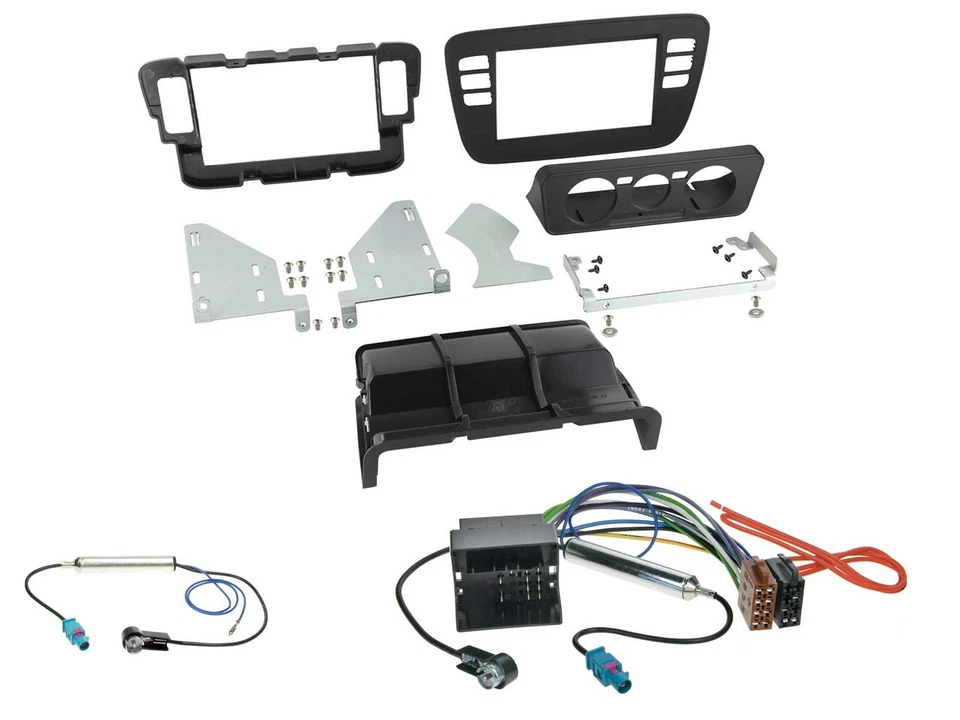 JVC USB Bluetooth MP3 DAB 2DIN Autoradio für Skoda CitiGo Seat Mii 11-16 schwarz - Bild 3 von 4