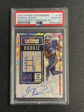 2020 GABRIEL DAVIS CONTENDERS ROOKIE CRACKED ICE AUTO  /22 - PSA 10