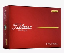 BRAND NEW Titleist 2026 TruFeel Golf Balls Yellow One Dozen