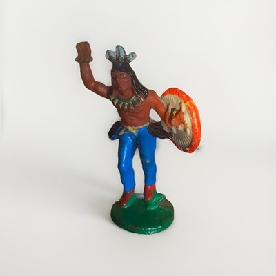 DDR Indianer ARI, Original, Rarität, 1970er Jahre, Westernfigur, handbemalt