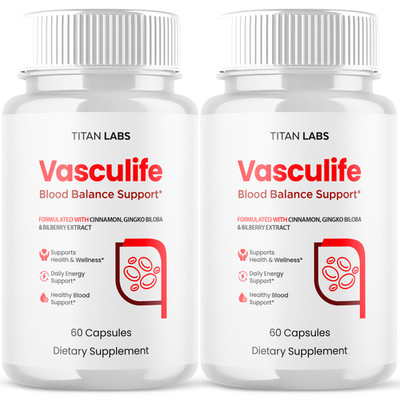 (2 Pack) Vasculife Advanced Blood Max Support Supplement Vascu Life 120 Capsules