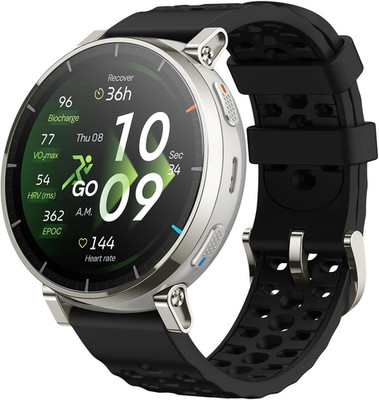 Active 3 Premium GPS Running Smart Watch, 1.32'' AMOLED Sapphire Display, 12-Day