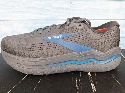 Brooks Ghost Max 2 Mens Running Shoes Gray Blue Athletic Sneakers Sz 11.5