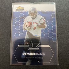 Domanick Davis Houston Texans 2003 Topps Finest ROOKIE card #66. rookie card picture