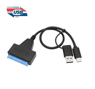 USB C 3.0 zu to S-ATA Adapter 2.5 HDD SSD Festplatte converter sata