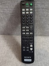 Sony RM-U306 AV System-2 Remote Control Black . Original. Clean. No Corrosion