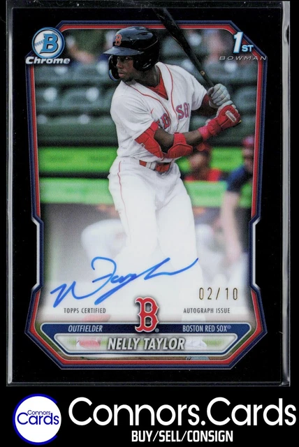 Nelly Taylor Auto 2026 Bowman #CPA-NT Chrome Prospect Back /10