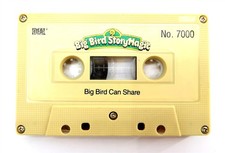 Big Bird Story Magic Cassette Tape: BIG BIRD CAN SHARE No 7000 Vintage 1986