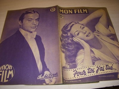 KINO MEIN FILM 169 16.11.1949 Yvonne de CARLO POUR TOI ICH HABE GETÖTET Pierre MINGAND