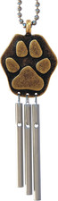 Jacob'S Musical Car Charm, Paw Print, Mini Wind Chime