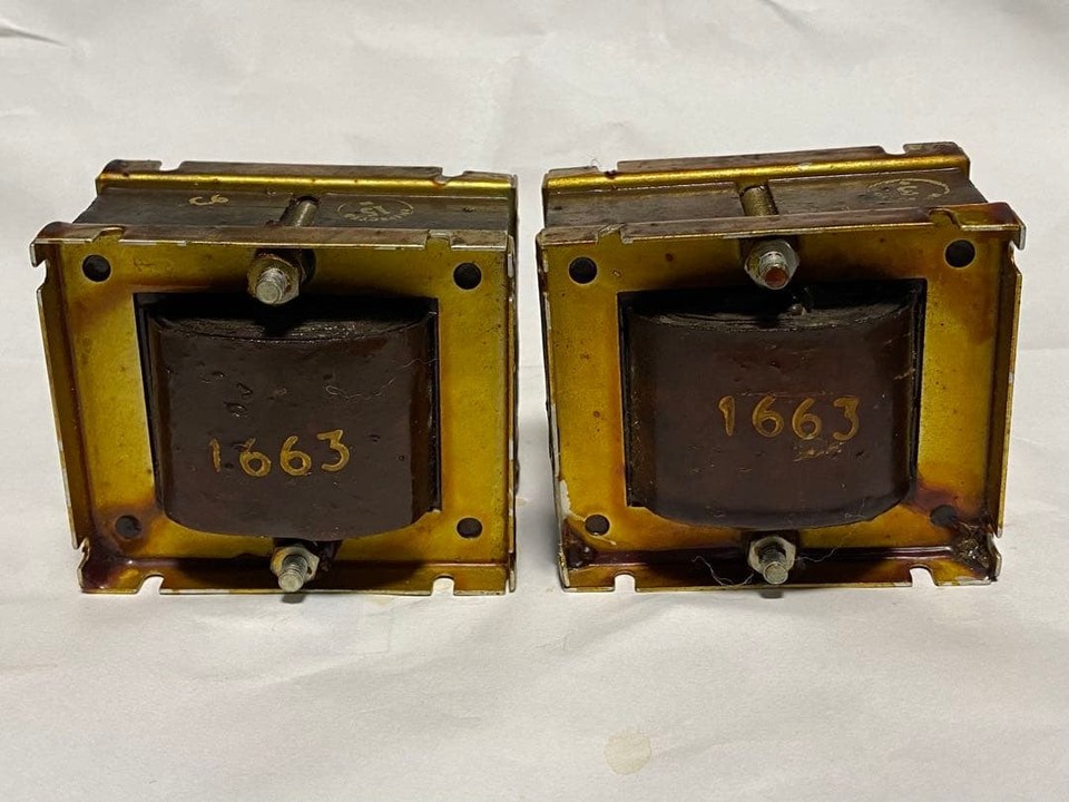 Partridge 1663 Output Transformers Pair Homemade Audio Amplifier Tube ...
