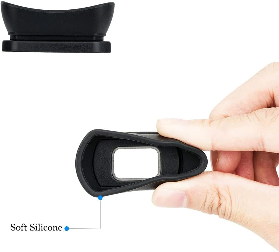 Soft Extended Eyecup Eyepiece Eyeshade for Nikon D7500 D7200 D7100 D7000 D5200 - Image 2 of 4