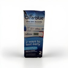 ClearBlue Over 99 Accurate RAPID DETECTION Pregnancy Tests 2 Tests Exp 9/28