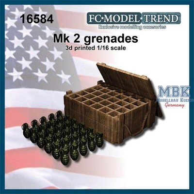 FC MODEL TREND FCMT16584 U.S. Mk.2 grenades (1:16)