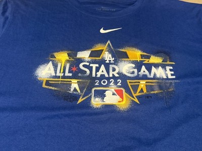 Brand New Nike LA Dodgers T Shirt Men's Blue MLB 2022 All Star Game Tee Size XL