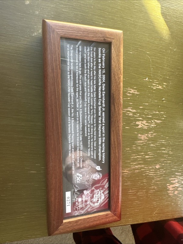 Commemorative Wrench Autograph By Dale Earnhardt Jr