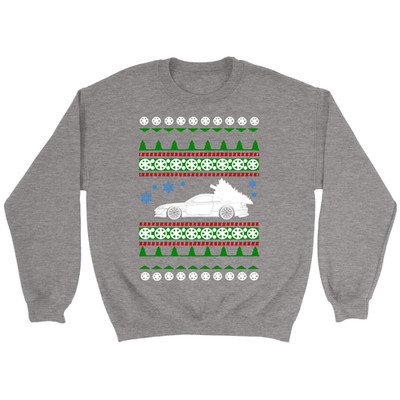 Nissan S15 Gray ugly christmas sweater 240sx Silvia crewneck sweatshirt