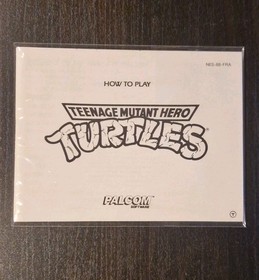 Teenage Mutant Hero Turtles NES Nintendo Palcom (FRA) CiB  