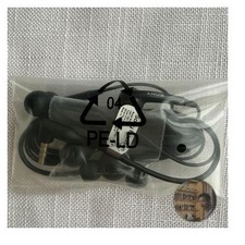 Sony Wired Earphones Black L-Shaped Plug In-Ear Headphones New Sealed 1257-7857