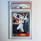 2022 Topps Aaron Judge #87TBU32 1987 Topps Baseball Black /299 PSA 9⭐️MVP🏆Rare