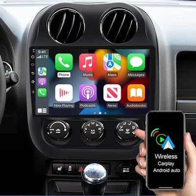 Car Stereo Radio GPS Navi BT WiFi For 2009-2016 Jeep Compass Patriot Android 13