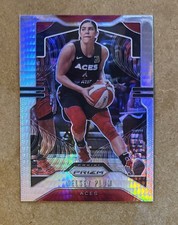 2020 Panini Prizm WNBA Kelsey Plum Silver Hyper Prizm #9 Las Vegas Aces