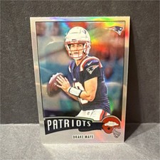 2025 Topps Chrome Refractor Drake Maye #1975-23 New England Patriots Card