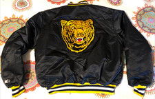 Starter Boston Bruins Center Ice Satin Jacket Men’s XL Black NHL Vintage 90s