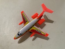 Vintage Metal/Plastic Toy Plane South Friction Powered Airplane
